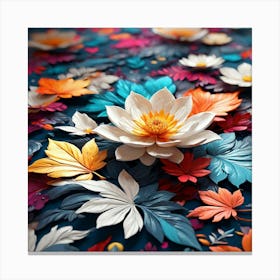 Lotus Flower 55 Canvas Print