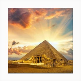 Great Pyramid Of Giza 1 Canvas Print