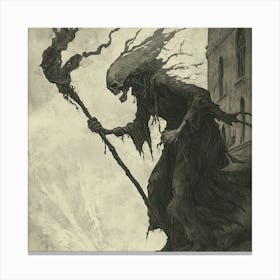 Grim Reaper Canvas Print