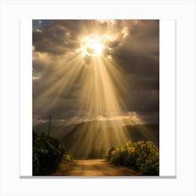 Sunbeams 1 Canvas Print