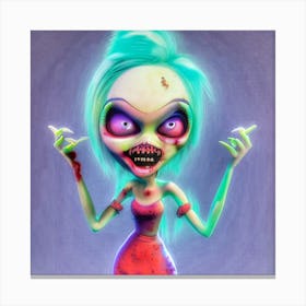 Cassie (Avatar Xandarath Collection) Halloween Canvas Print