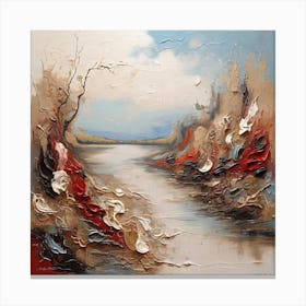 Abstract, River 2 Canvas Print