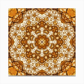 Coffee Mandala Canvas Print