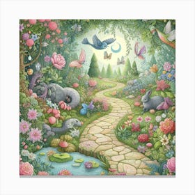 Fairy Garden 9 Canvas Print