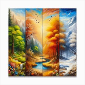 Four Seasons 1 Canvas Print