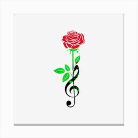 Blooming music Canvas Print