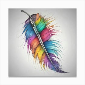 Feather Feather Feather 13 Canvas Print