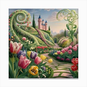 Tulip Garden 9 Canvas Print