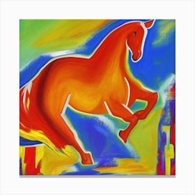 Horse In The Sky Canvas Print