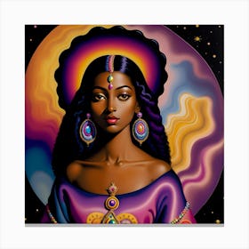 Afro-American Angel Canvas Print