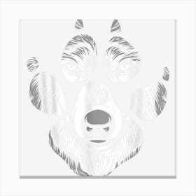 Wolf Footprint Designs Wolves Canvas Print