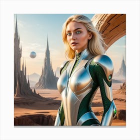 Alien Woman Canvas Print