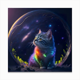 Cat Galaxy (54) Canvas Print