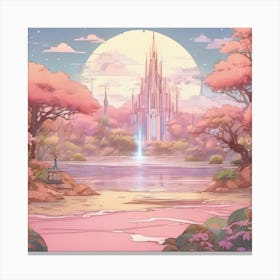 Pink Castle Canvas Print