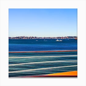 View From A Cruise Ship Canvas Print