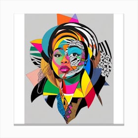 African American Woman Canvas Print