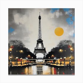 Paris At Night 7 Canvas Print