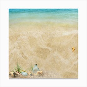 Sand And Sea Canvas Print