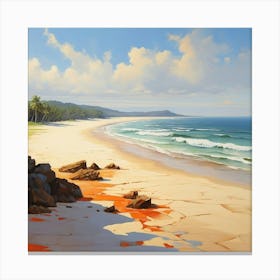 Beach Scene 12 Canvas Print