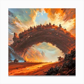 Arch Of The Sun Canvas Print