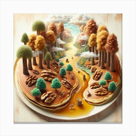 Pancakes In The Forest Canvas Print