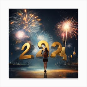 New Year'S Eve 1 Canvas Print
