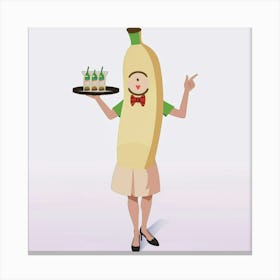 Banana Woman 2 Canvas Print