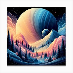 Saturn Canvas Print