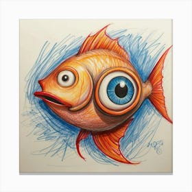 Eye Of The Fish Canvas Print