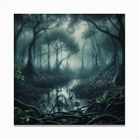 Dark Forest 73 Canvas Print