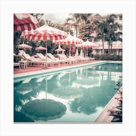 Miamipool2 Resize Canvas Print