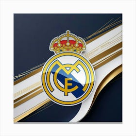 Real Madrid CF Logo Wall Art 17 Canvas Print