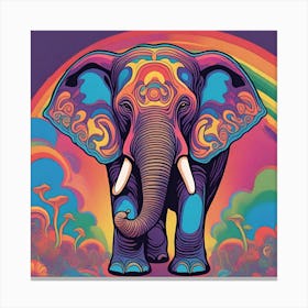 Hypnotic Elephant Canvas Print