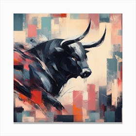 Bulls Canvas Print