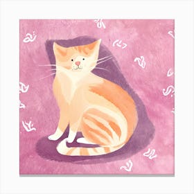 Orange Tabby Cat 6 Canvas Print