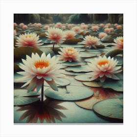 Water Lilies 13 Canvas Print