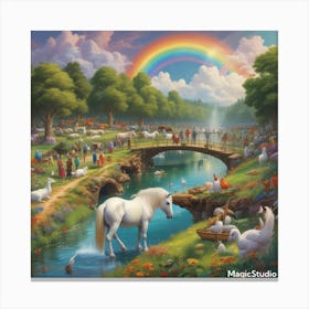 Rainbow Bridge Canvas Print