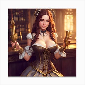 Tavern Wench Canvas Print