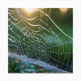 Spider Web Canvas Print