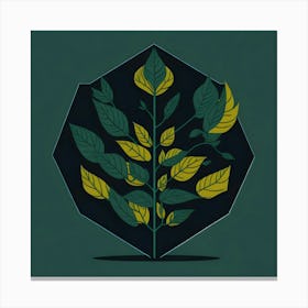 Leafy Tree Canvas Print