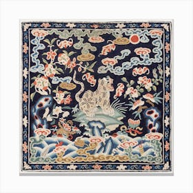 Tiger During Qing Dynasty Canvas Print