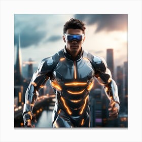 Futuristic Man 107 Canvas Print