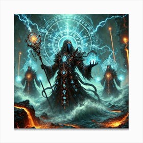 Abyssal Warlocks 2 Canvas Print