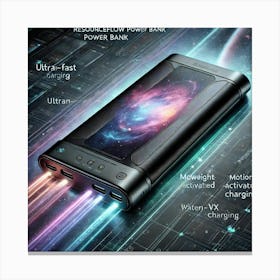 A Futuristic Power Bank Called The Resourceflow Po Canvas Print