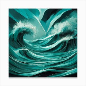 Ocean Waves 18 Canvas Print