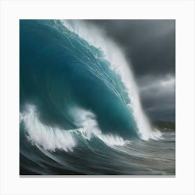 Big Wave Breaking Canvas Print