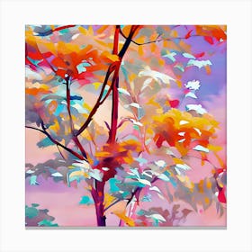 Abstract Of A Tree Canvas Print