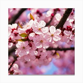 Cherry Blossoms Photo Canvas Print