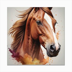 Horse Head Canvas Print 1 Canvas Print