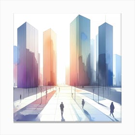 Cityscape 16 Canvas Print